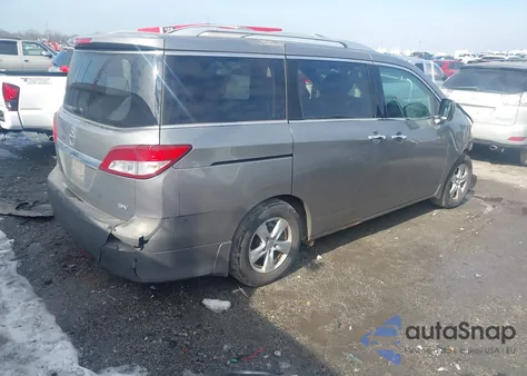 2011 Nissan Quest Sv from USA, damaged, VIN JN8AE2KP3B9006518